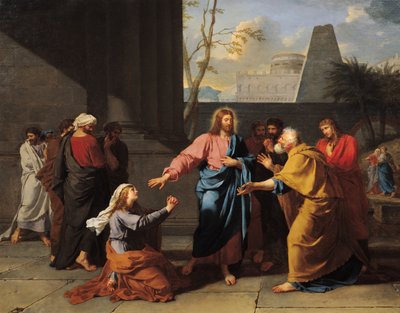 Kristus a kananejská žena, 1783-84 od Jean-Germain Drouais